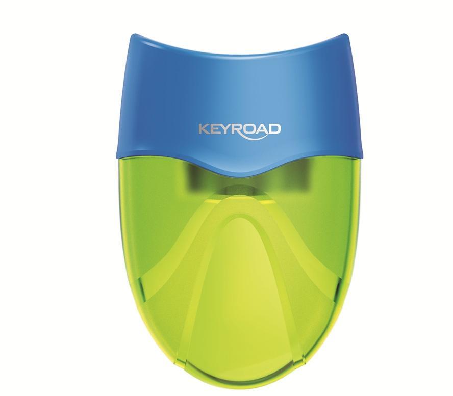 Keyroad ořezávátko plast Mellow 2 otvory zelené