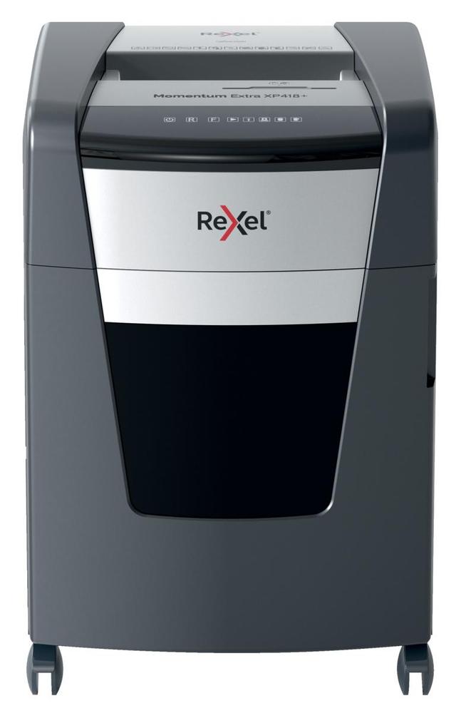 Rexel skartovačka Momentum Extra XP418+ s křížovým řezem