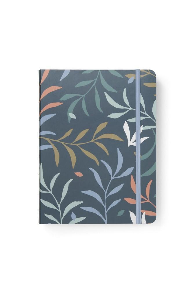 Filofax zápisník Notebook Botanical A5, modrý