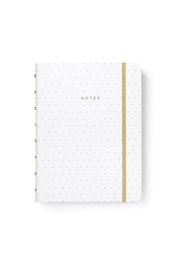 Filofax zápisník Notebook Moonlight A5, bílý