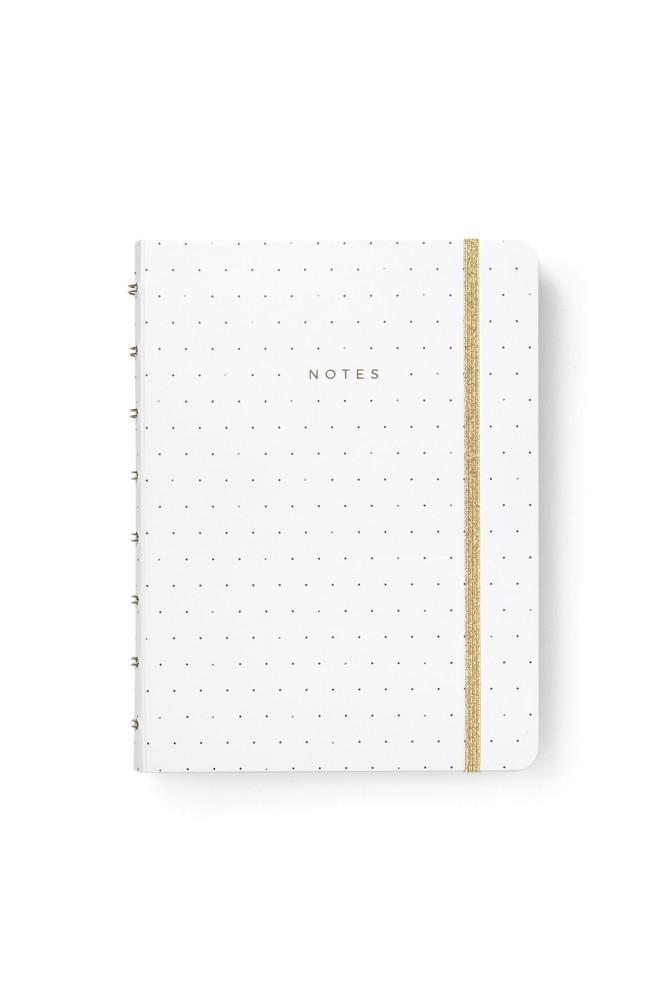 Filofax zápisník Notebook Moonlight A5, bílý