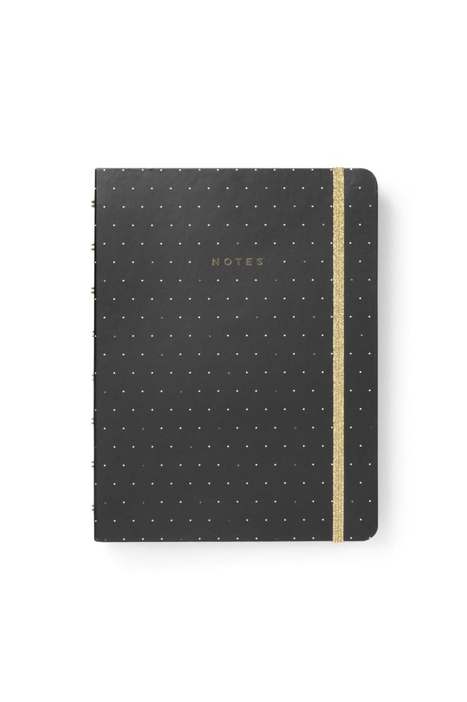 Filofax zápisník Notebook Moonlight A5, černý