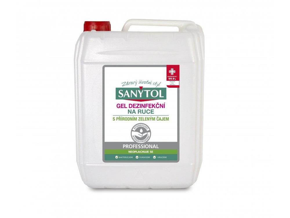 Sanytol Professional dezinfekční gel na ruce 5 l