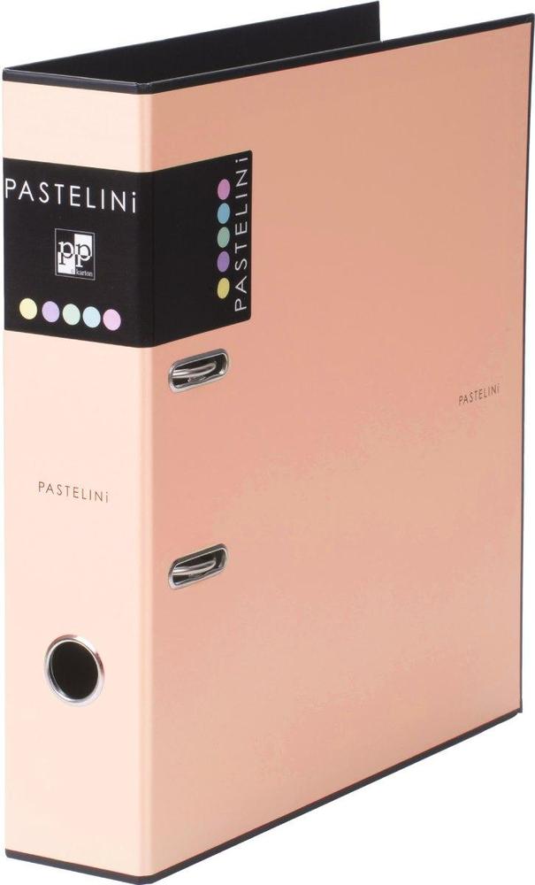 KARTON P+P pořadač A4 pákový 7 cm lamino PASTELINI meruňkový