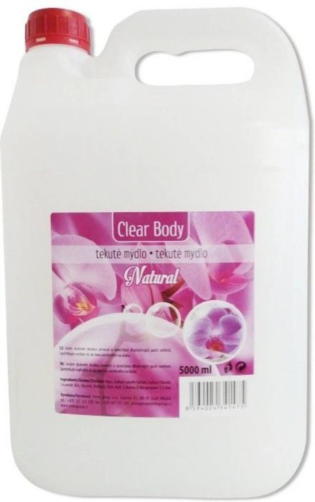 Mýdlo tekuté Clear Body 5 l Natural Bílé