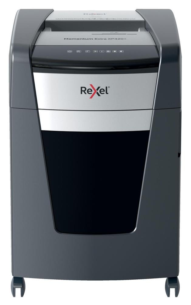 Rexell skartovačka Rexel Momentum Extra XP420+ s křížovým řezem