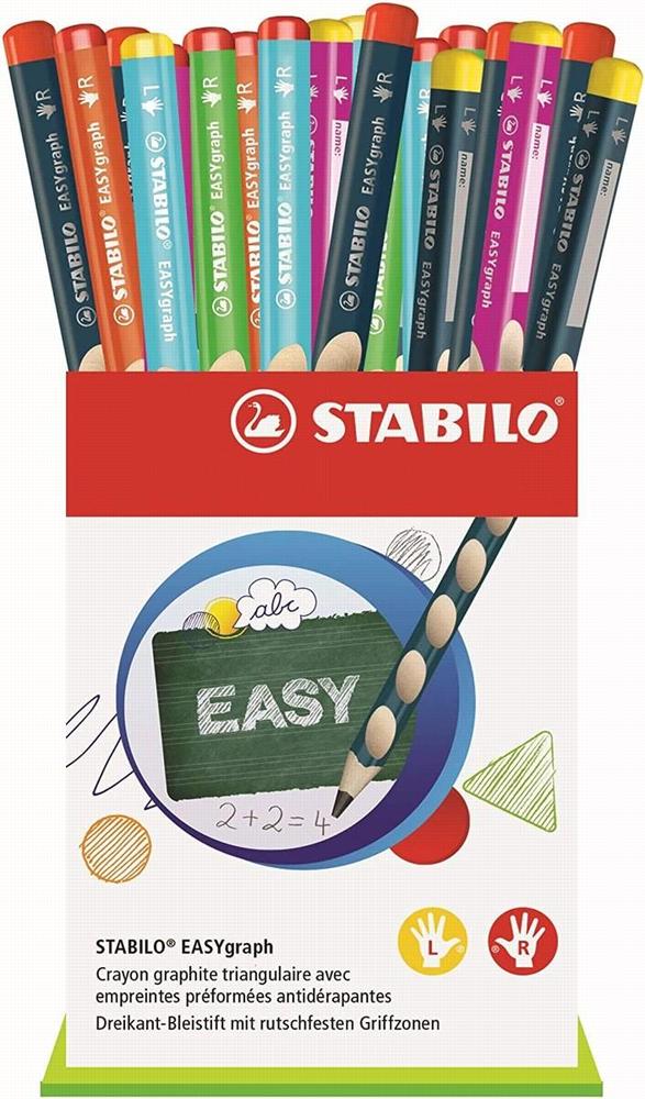 STABILO tužka grafitová EASYgraph silná sada 36 ks box