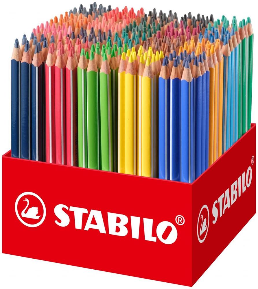 STABILO pastelky Trio silné sada 300 ks XXL box