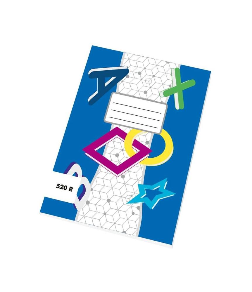 PAPÍRNY BRNO sešit recyklovaný 520 - A5 čistý, 20 listů