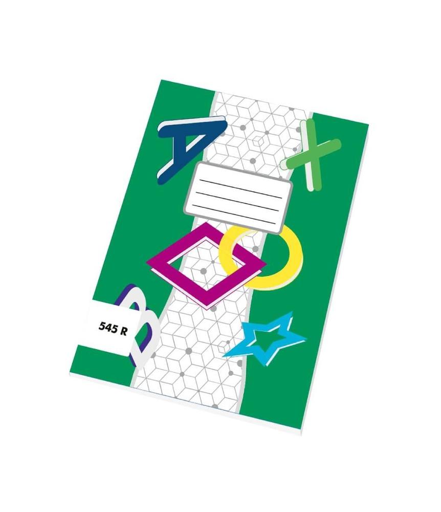 PAPÍRNY BRNO sešit recyklovaný 545 - A5 čtverečkovaný, 40 listů