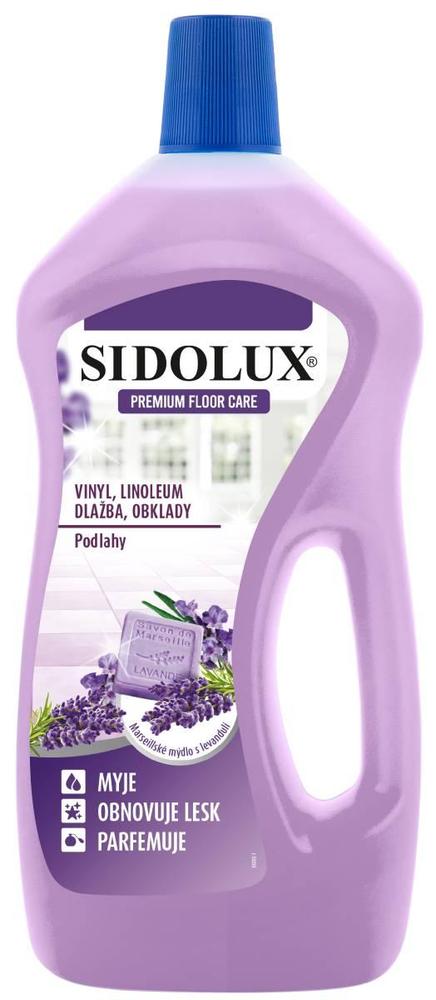 Sidolux Premium Floor Care vinyl,lino,dlažba,obklady Marseil.mýdlo s levandulí 750 ml