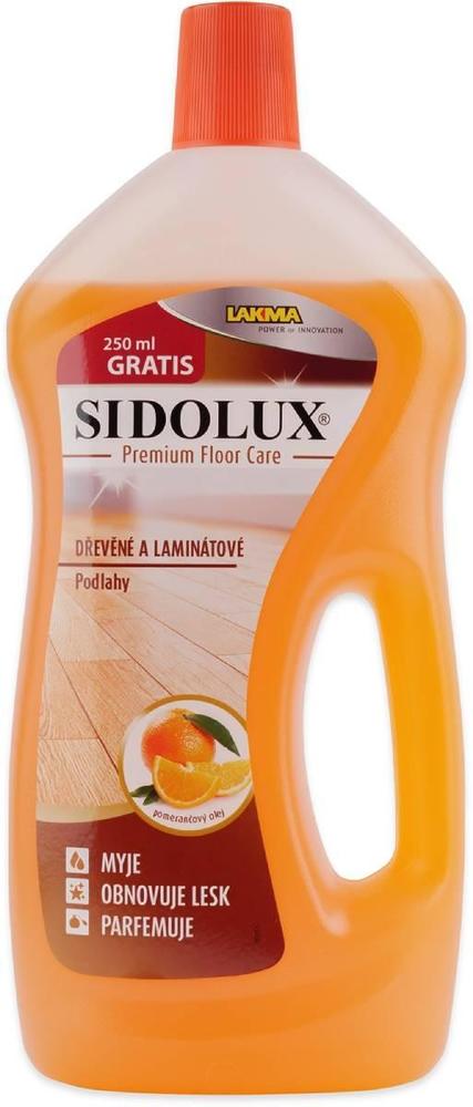 Sidolux Premium Floor Care dřevěné a laminátové podlahy Pomerančový olej 750 ml