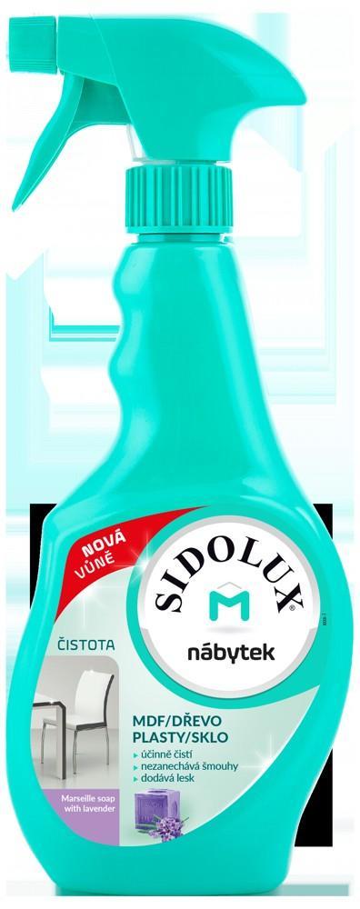 Sidolux M proti prachu Marseil.mýdlo s levandulí 400 ml