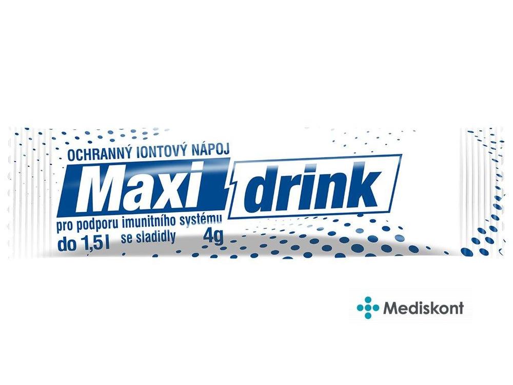 Ochranný iontový nápoj Maxi Drink 4 g , mix příchutí, bal. 20 ks