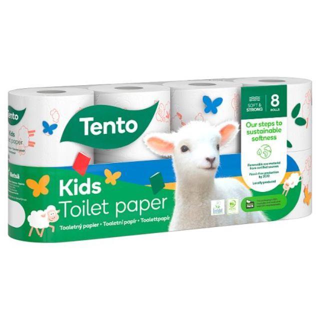 Papír toaletní TENTO KIDS 3-vrstvý / 8 ks