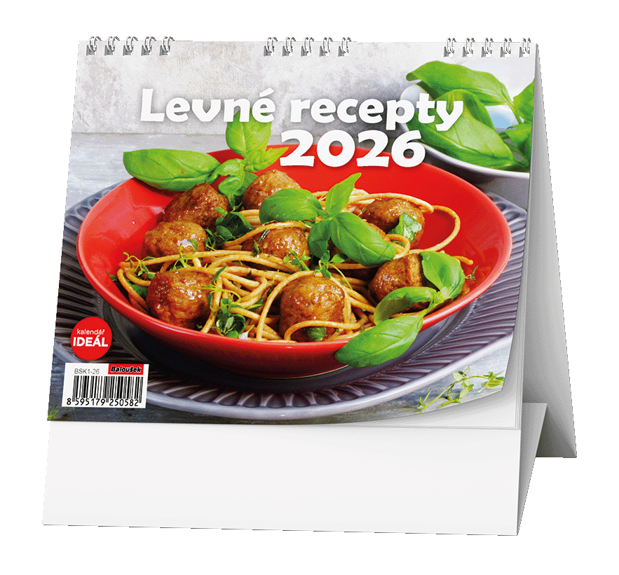 Baloušek Tisk kalendář stolní Ideál Levné recepy