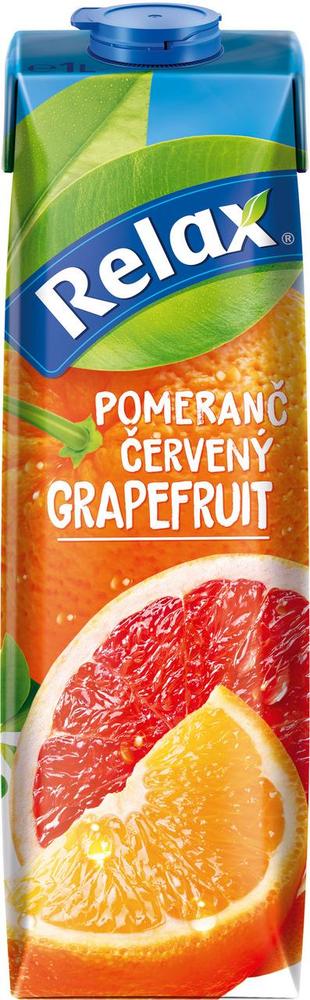 Džus Relax červený grap a pomeranč 1 l