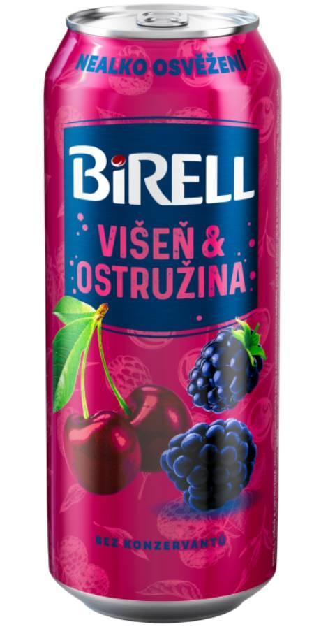 Pivo Birell ochucený višeň ostružina 0,5 l