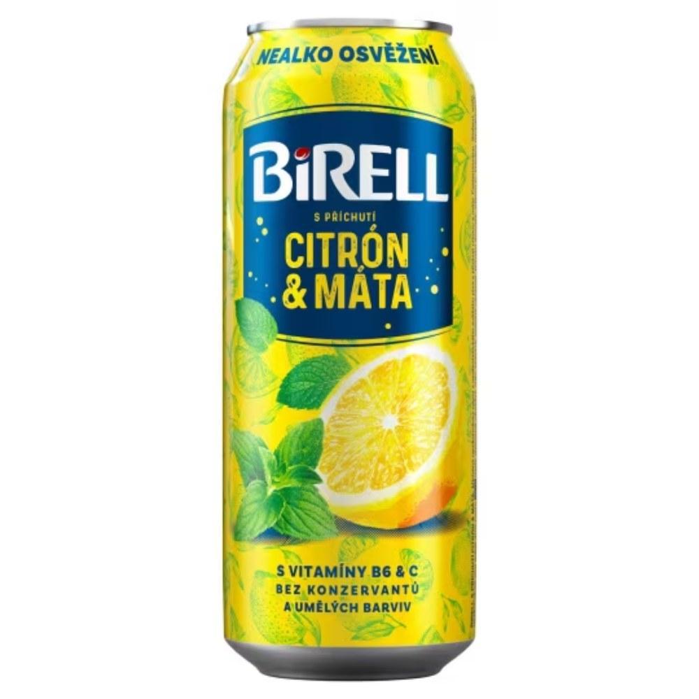 Pivo Birell ochucený citrón/máta 0,5L