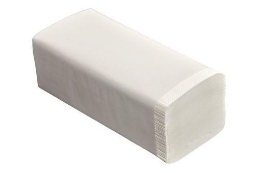 Ručník ZZ 2 vrstvy, bílý 75%, 25 x 23cm 150 ks/20 bal.