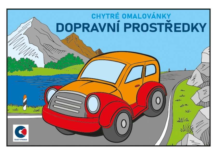 Baloušek Tisk omalovánky A5 - chytré omalovánky - Dopravní prostředky