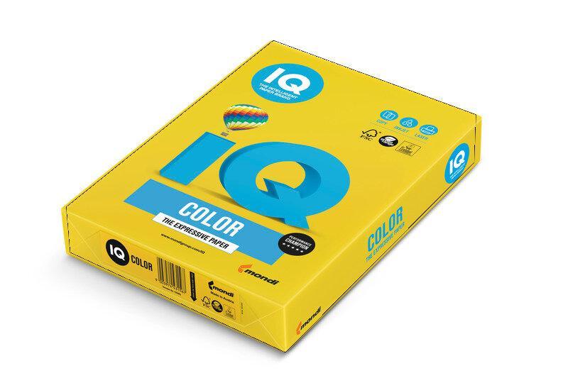 IQ Color papír , intenzivní žlutá A4 80g, 500 listů
