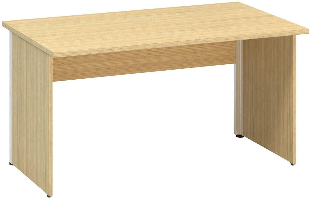 Kancelářský psací stůl ALFA 100 1400 x 800 mm, dub vicenza