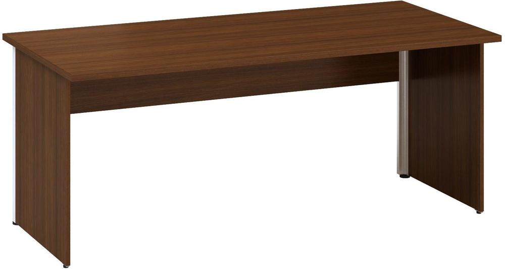 Kancelářský psací stůl ALFA 100 1800 x 800 mm, ořech