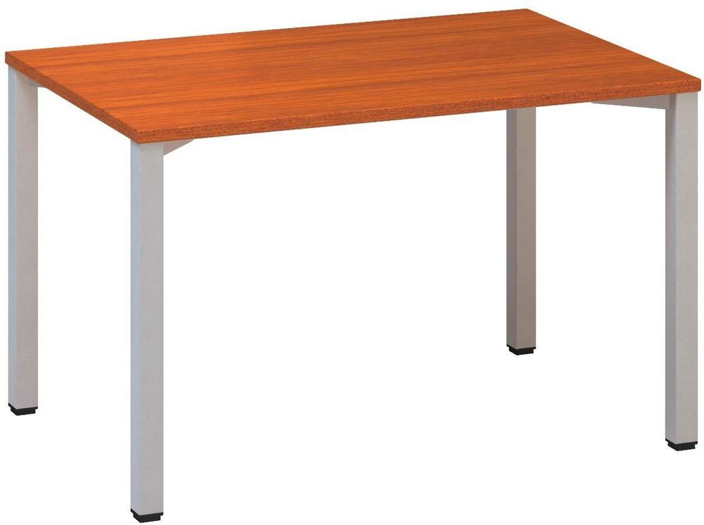 Kancelářský psací stůl ALFA 200 1200 x 800 mm, třešeň / šedá