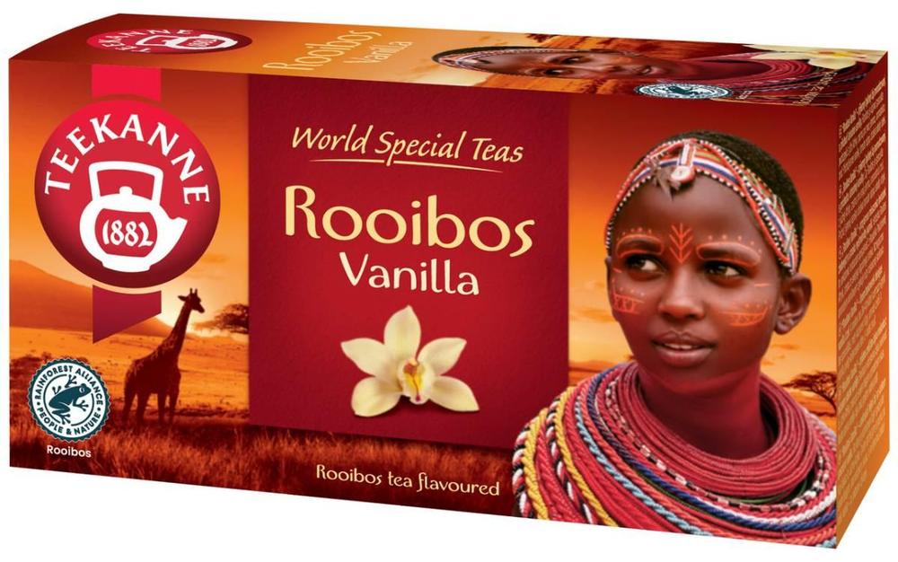 Bylinný čaj Teekanne Rooibos Vanilla / 20 sáčků