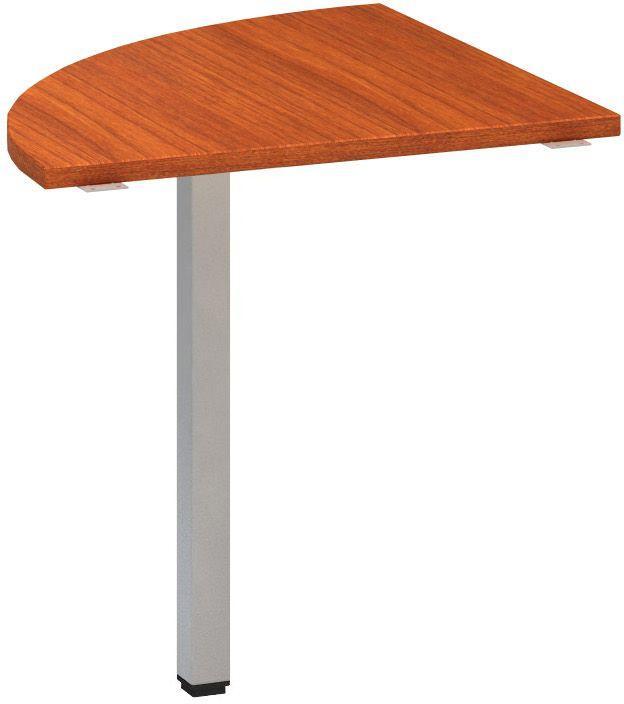 Přídavný stůl ALFA 200 přísed, čtvrtkruh, 700 mm, třešeň / šedá