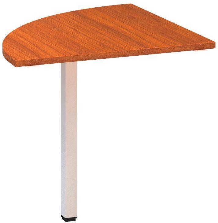 Přídavný stůl ALFA 200 přísed, čtvrtkruh, 800 mm, třešeň / bílá