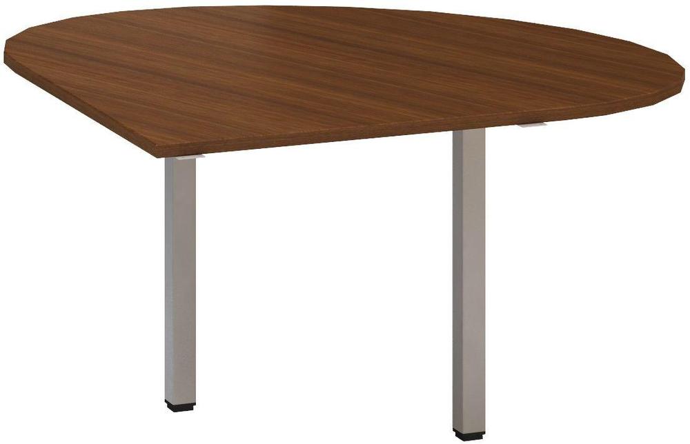 Přídavný stůl ALFA 200 přísed, levý, 1200 mm, ořech / šedá