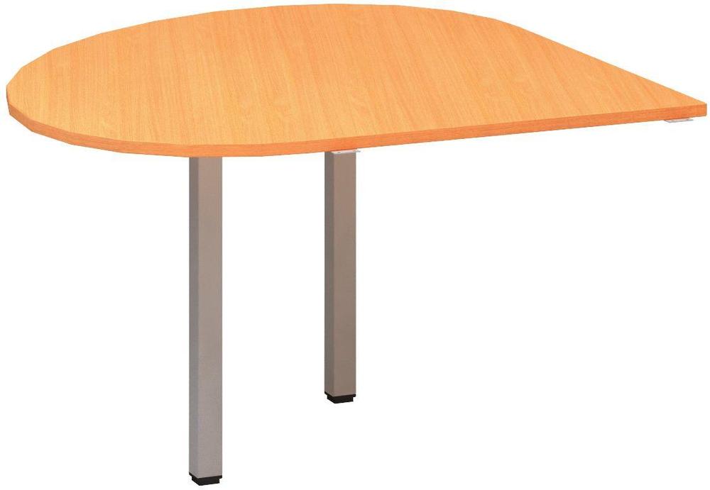 Přídavný stůl ALFA 200 přísed, pravý, 1200 mm, buk bavaria / šedá