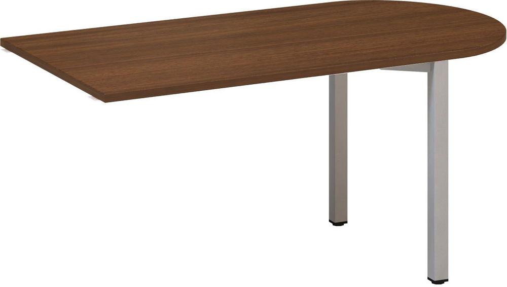 Přídavný stůl ALFA 200 přísed, 1500 mm, ořech / šedá