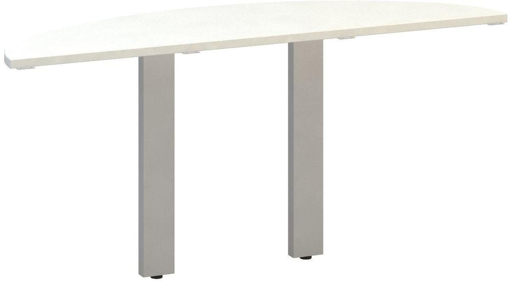 Přídavný stůl ALFA 305 přísed, 1600 mm, bílá / šedá
