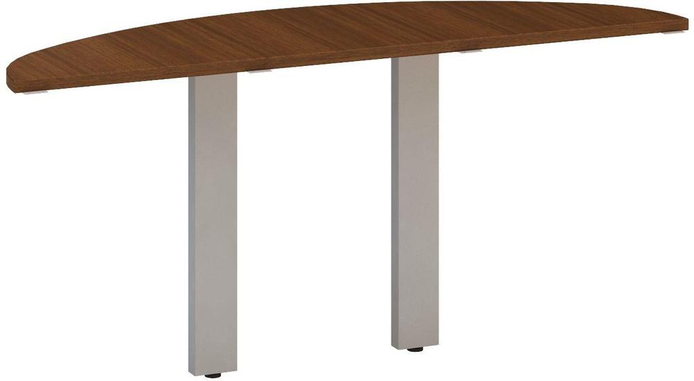 Přídavný stůl ALFA 305 přísed, 1600 mm, ořech / šedá