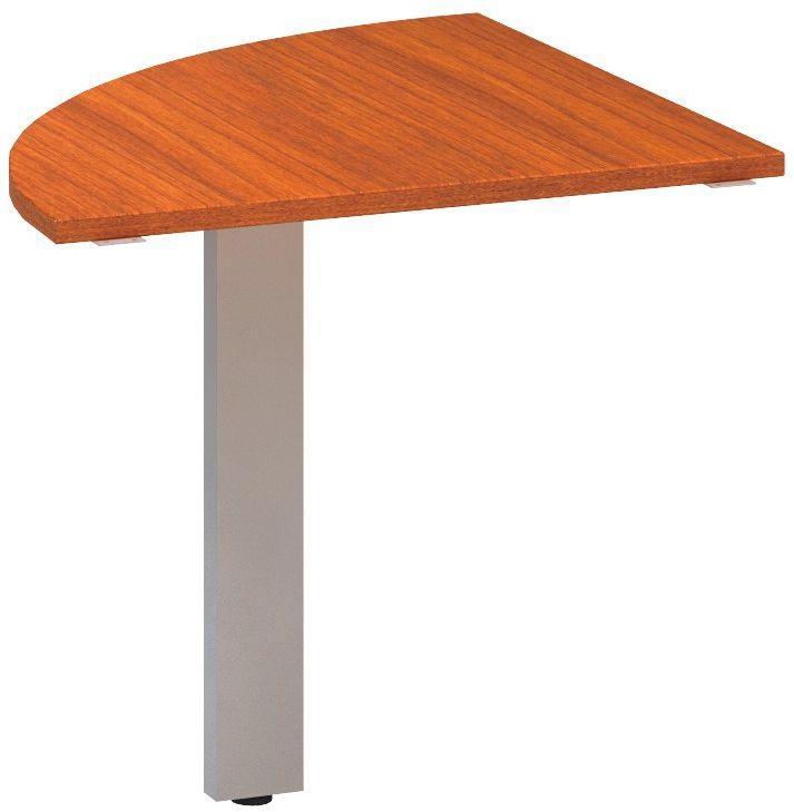 Přídavný stůl ALFA 305 přísed, čtvrtkruh, 800 mm, třešeň / šedá