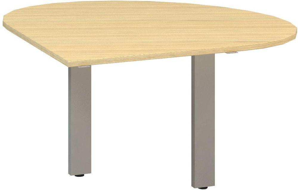 Přídavný stůl ALFA 305 přísed, levý, 1200 mm, dub vicenza / šedá