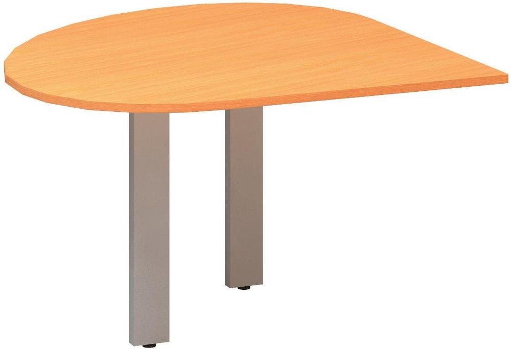 Přídavný stůl ALFA 305 přísed, pravý, 1200 mm, buk bavaria / šedá