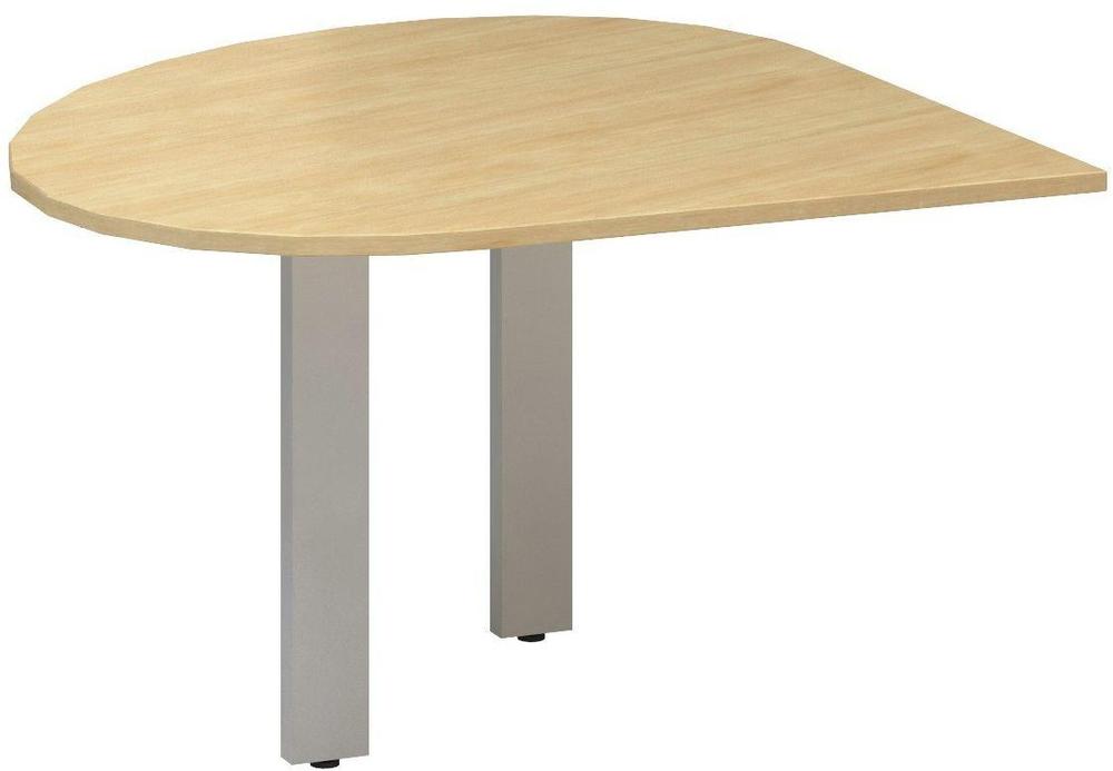 Přídavný stůl ALFA 305 přísed, pravý, 1200 mm, divoká hruška / šedá