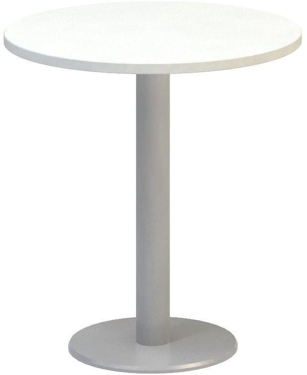 Jednací stůl ALFA 400 konferenční, kruh, 700 mm, bílá / šedá