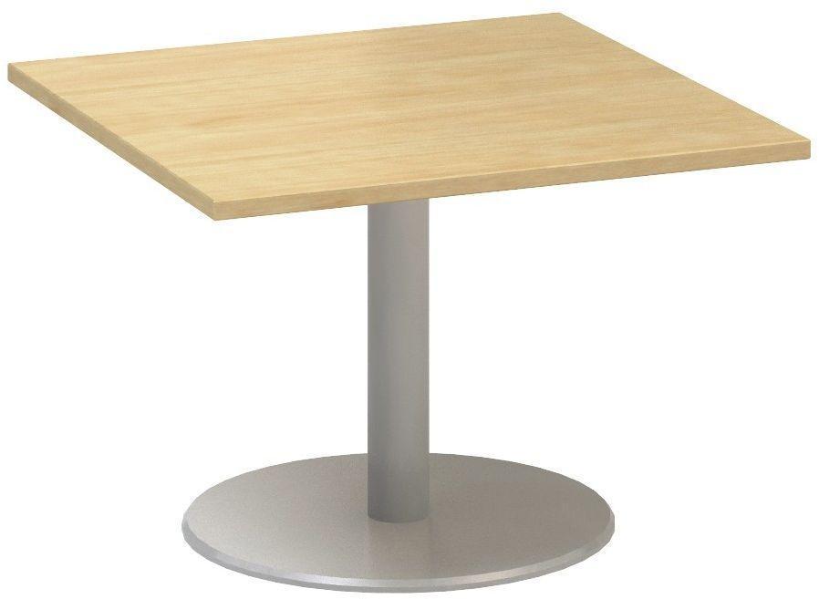 Jednací stůl ALFA 400 konferenční, 800 mm, nízký, divoká hruška / šedá
