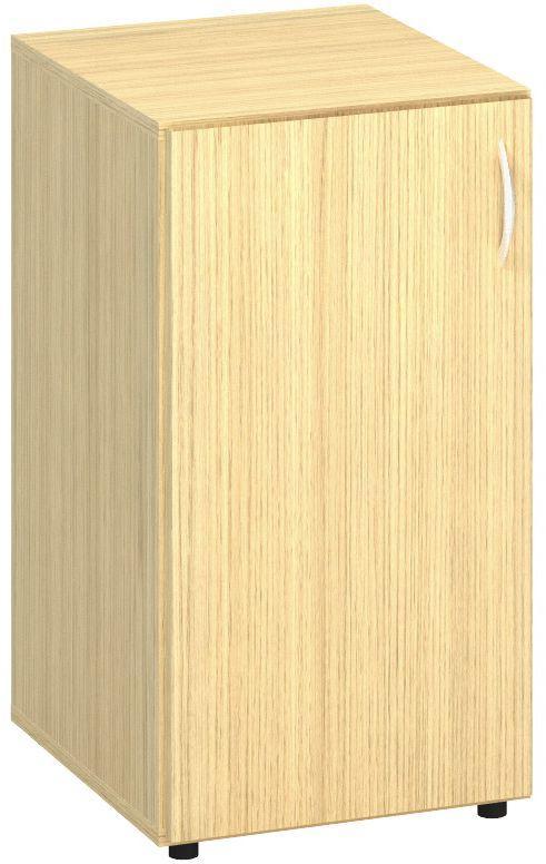 Policová skříň ALFA 500 úzká, 2M levé dveře, dub vicenza