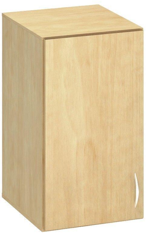 Policová skříň ALFA 500 horní, úzká, 2M levé dveře, divoká hruška