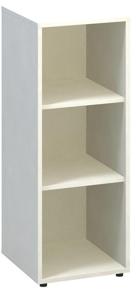 Policová skříň ALFA 500 úzká, 3M nika, bílá