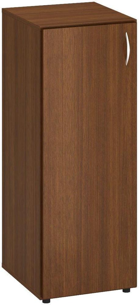 Policová skříň ALFA 500 úzká, 3M levé dveře, ořech