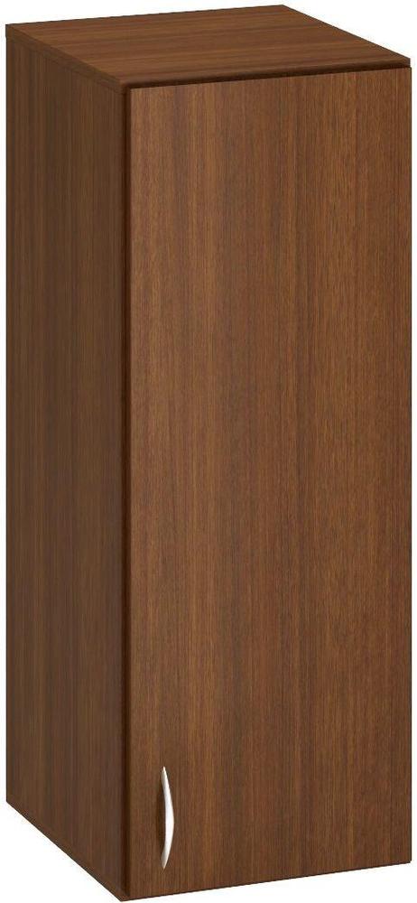 Policová skříň ALFA 500 horní, úzká, 3M pravé dveře, ořech