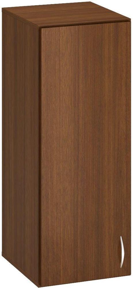 Policová skříň ALFA 500 horní, úzká, 3M levé dveře, ořech