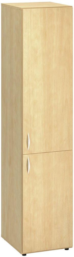 Policová skříň ALFA 500 úzká, 5M (2M / 3M pravé dveře), divoká hruška